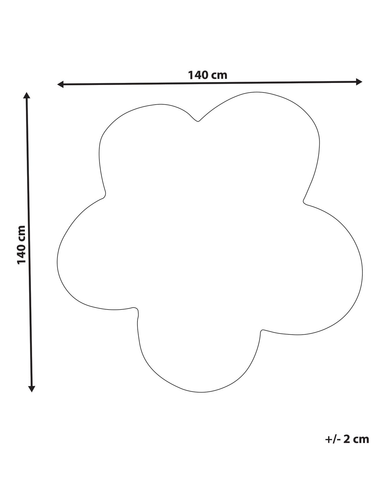 Matta KOKKINI Ljusgrön ø 140 cm Ull_1059542