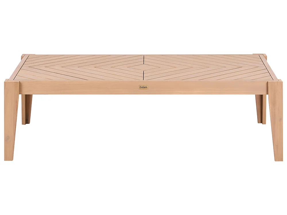 Trädgårdssoffbord RIVELLO 123 cm 68 cm Akaciaträ Ljusbrun_1155847