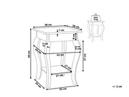 Side Table AVON White_815094
