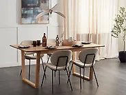 Matbord CAMDEN Ljus askfanér 180 cm 95 cm_1183796