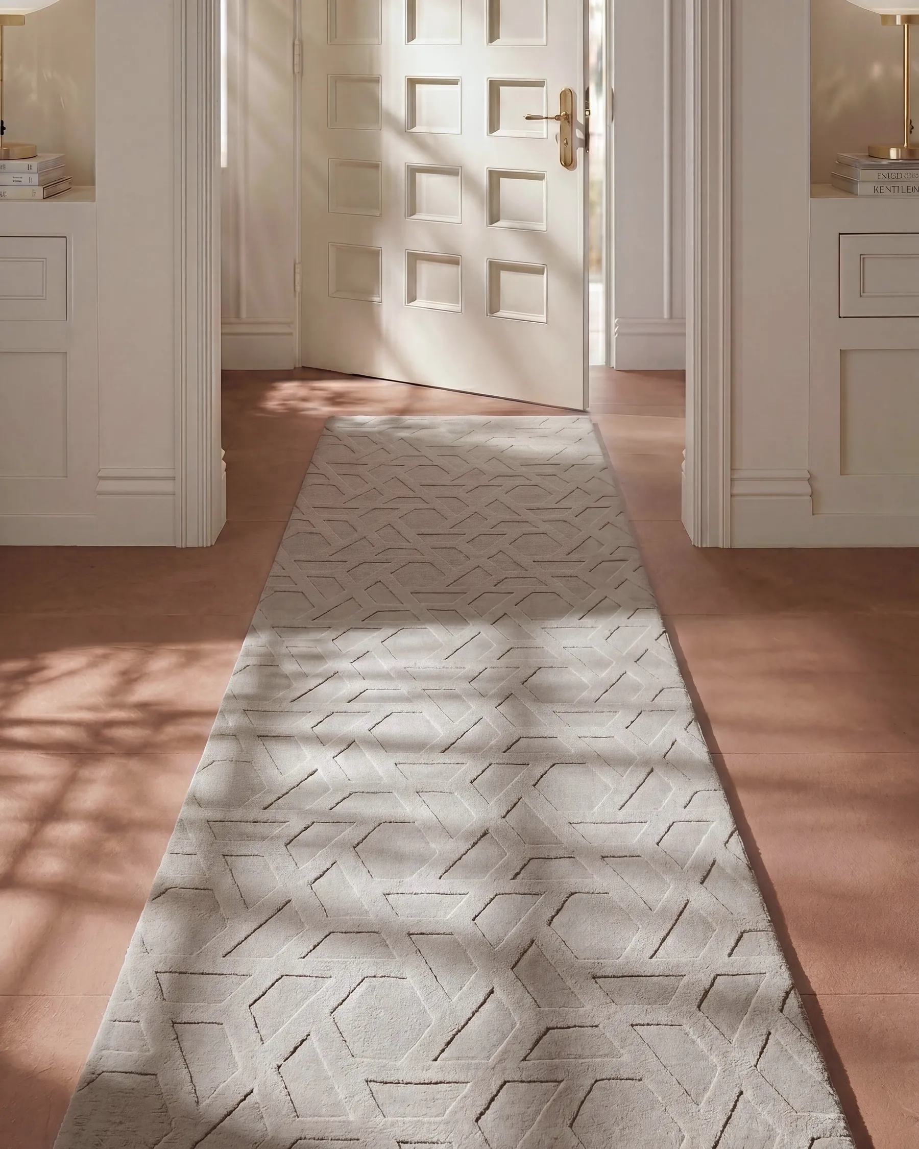 Rug ANTERO Light Grey 80 x 300 cm_1107372