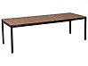 Utdragbart trädgårdsmatbord TOFANE 198/248 cm 90 cm Brun