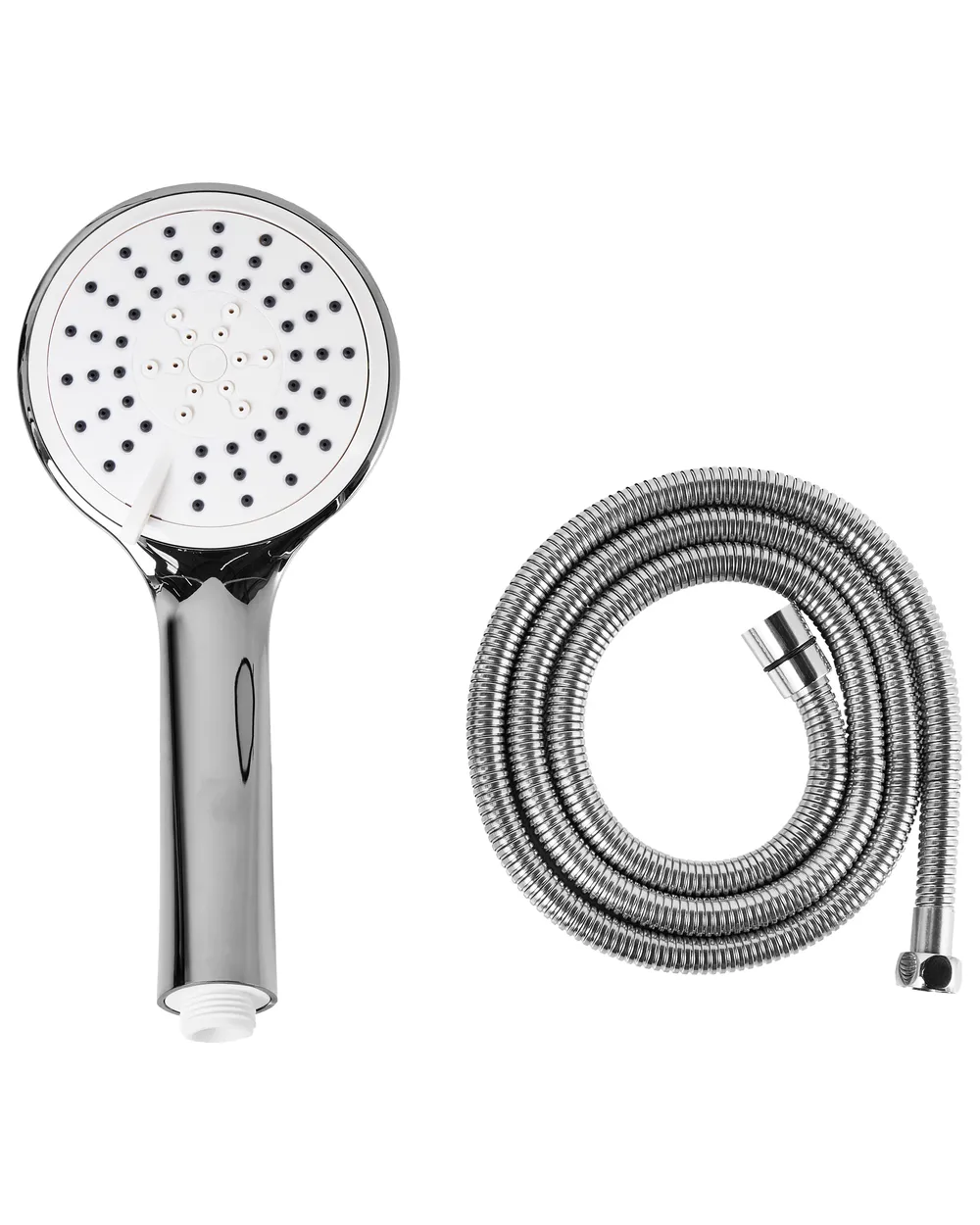 Shower Head and Hose Kit TUMPLE 3-function Silver_988361