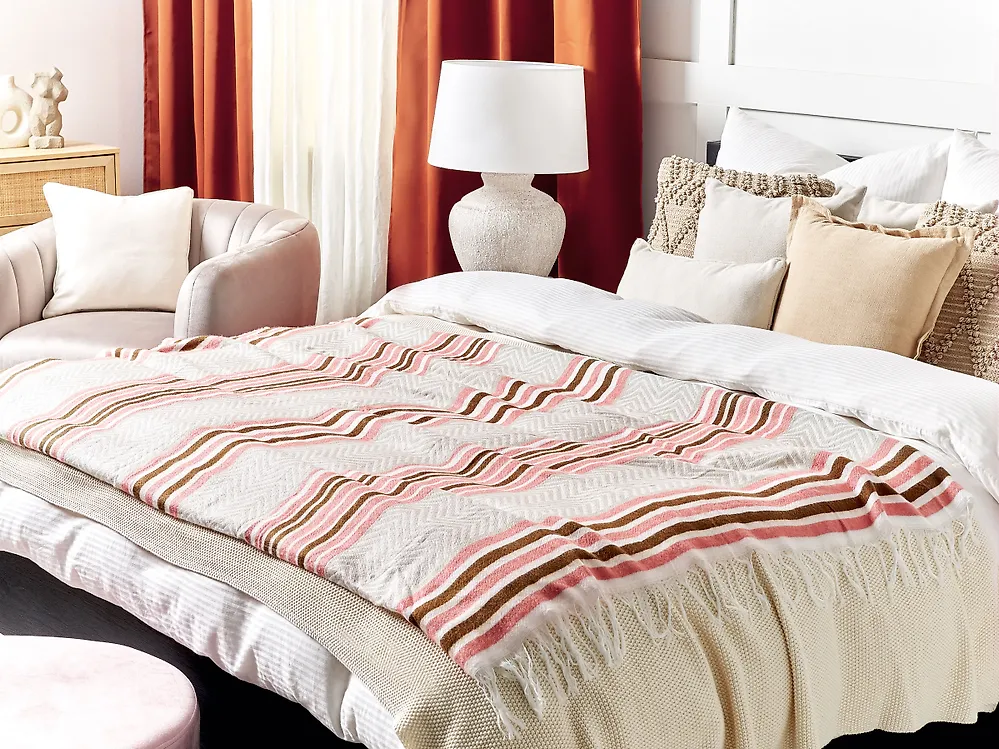 Torkkupeitto MAGAR Kangas 130 x 170 cm Beige_1177437