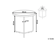 Side Table MELODY Grey Concrete Effect_822473
