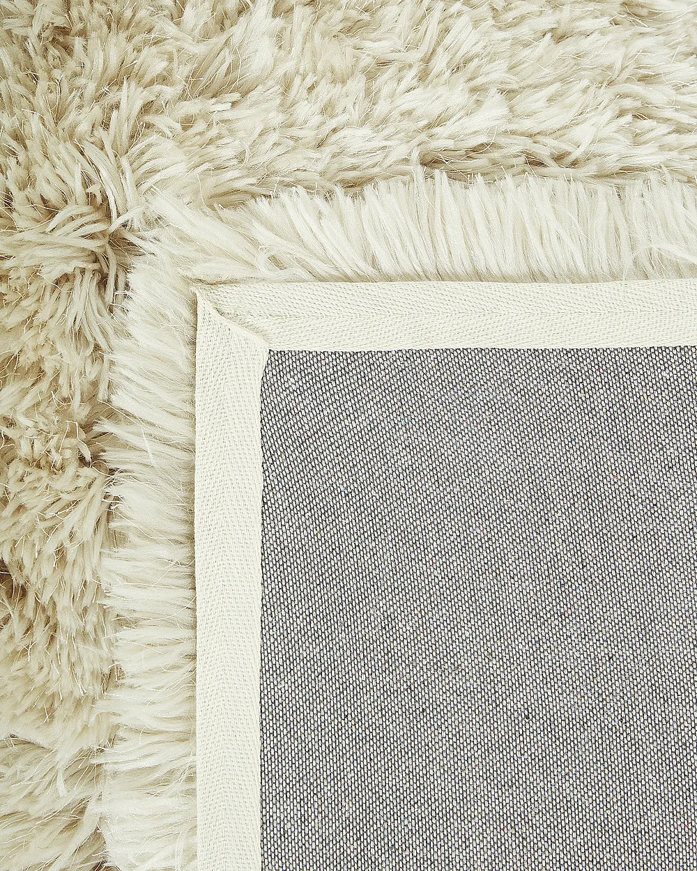 Shaggy Rug CIDE Beige 140 x 200 cm_1149681