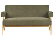 Soffa 2-sits TAMRE Bouclé Grön/ Ljusbrun_985245