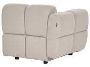Modular Sofa 2 Seater MAKSABERG Fabric Beige_1135149