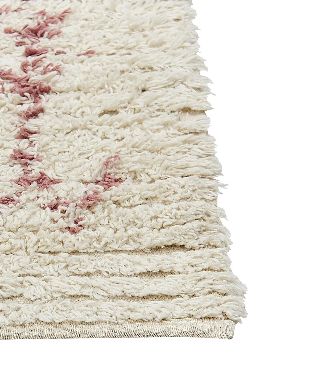 Rug BETTIAH Beige 140 x 200 cm Cotton_839205