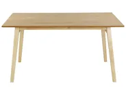 Dining Table VARLEY Natural Ash Wood 150 cm 90 cm_897122