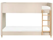 Kerrossänky sametti CHOCQUES 90 x 200 cm Vaaleanbeige_1040715