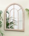 Wall Mirror EMBRY 69 cm 88 cm Metal Beige
