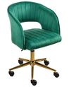 Desk Chair KATONAH Velvet Green