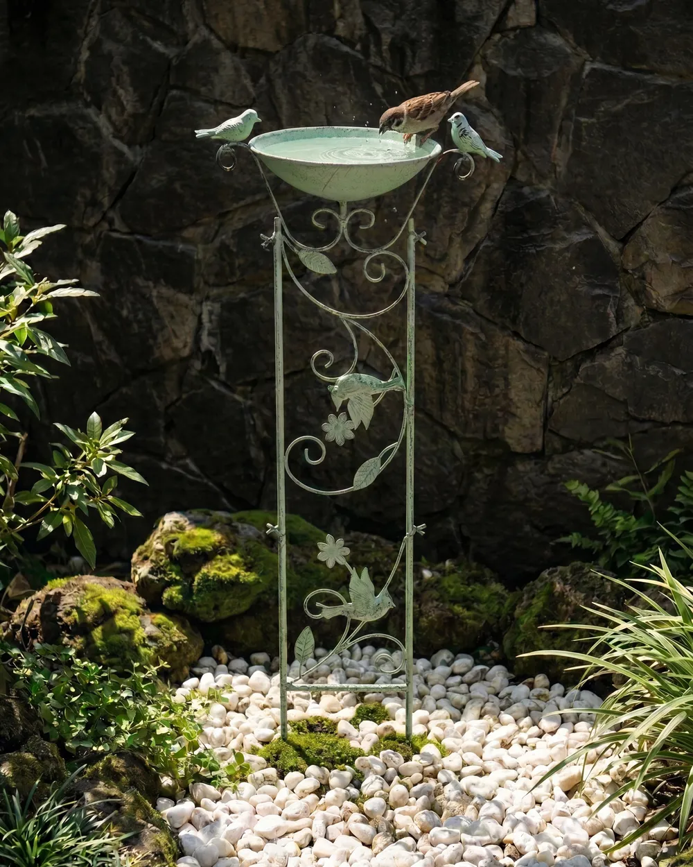 Bird Bath BASCO Green