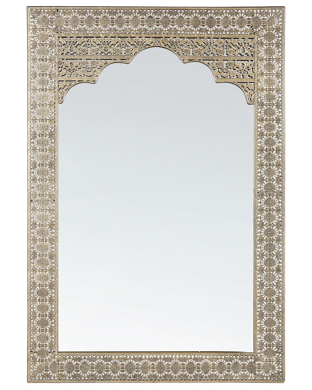 Wall Mirror PALI 60 cm 90 cm Metal Gold