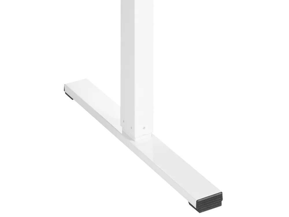 Electric Adjustable Standing Desk TAVARES 120 cm 60 cm Light Brown/ White_1047090
