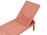 Solstol OSSIMO Syntetiskt material Röd_1032260