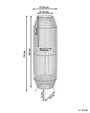 Solar Powered Lantern DONGWE 70 cm Natural_1045327