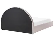 Ottoman Bed MOUZON Chenille Taupe 160 x 200 cm (EU King Size)_1019540