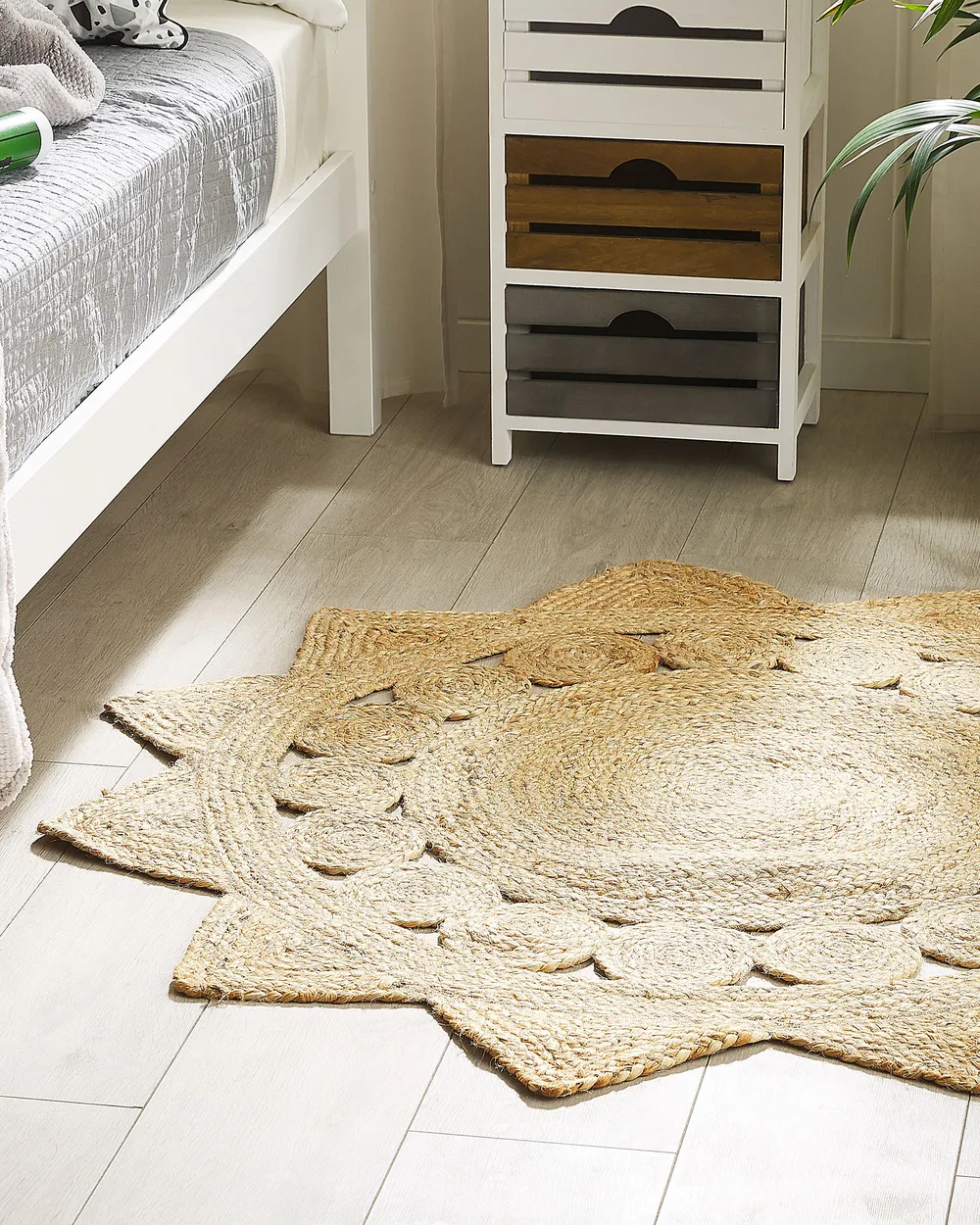 Rug ARABAN Beige ø 120 cm Jute