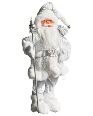 Christmas Decoration NELAUG 48 cm Santa Claus Silver_1021940