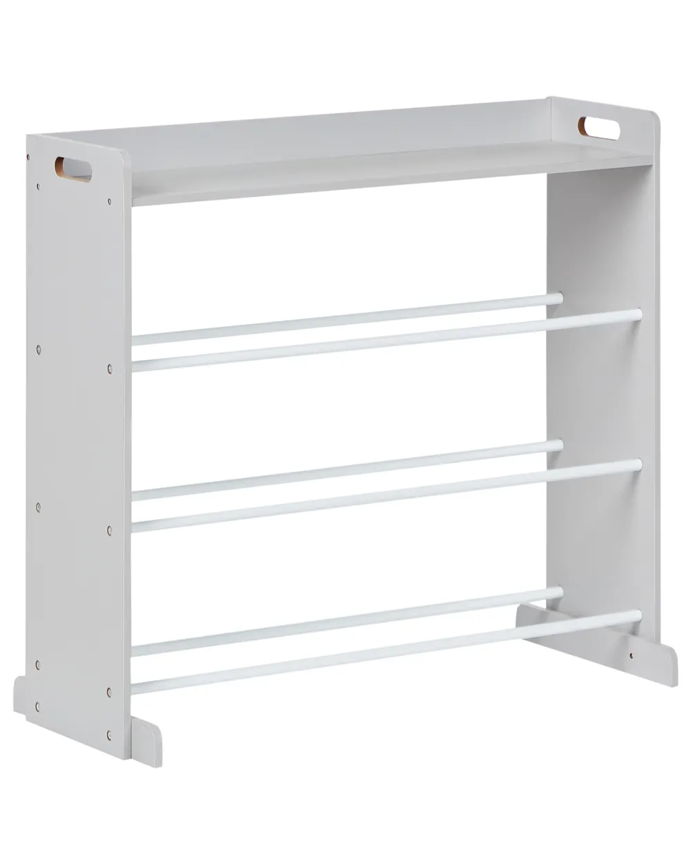 Shelf with 9 Storage Boxes COLLIE 78 cm Grey_963111