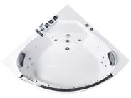 Corner Hot Tub with LED TAMULA 1480 x 660 mm White_1029597