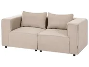 Modular Sofa 2 Seater AXEBO Boucle Beige_1076045