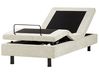 Adjustable Bed without Headboard Fabric DUKE II 90 x 200 cm (EU Single) Beige