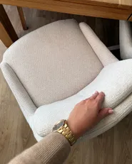 Set med 2 matstolar Vridbar DORRIS Ljusbeige_1175471