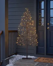 Utomhusdekoration LED LONKARI 150 cm Träd Brun_1136348