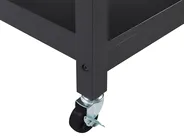 Kitchen Trolley NAVARINO Wood Black_774597