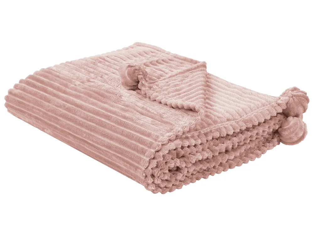 Blanket KAWERI 150 x 200 cm Pink
