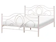 Sänky Metalli LYRA 160 x 200 cm Vaaleanbeige_1162024