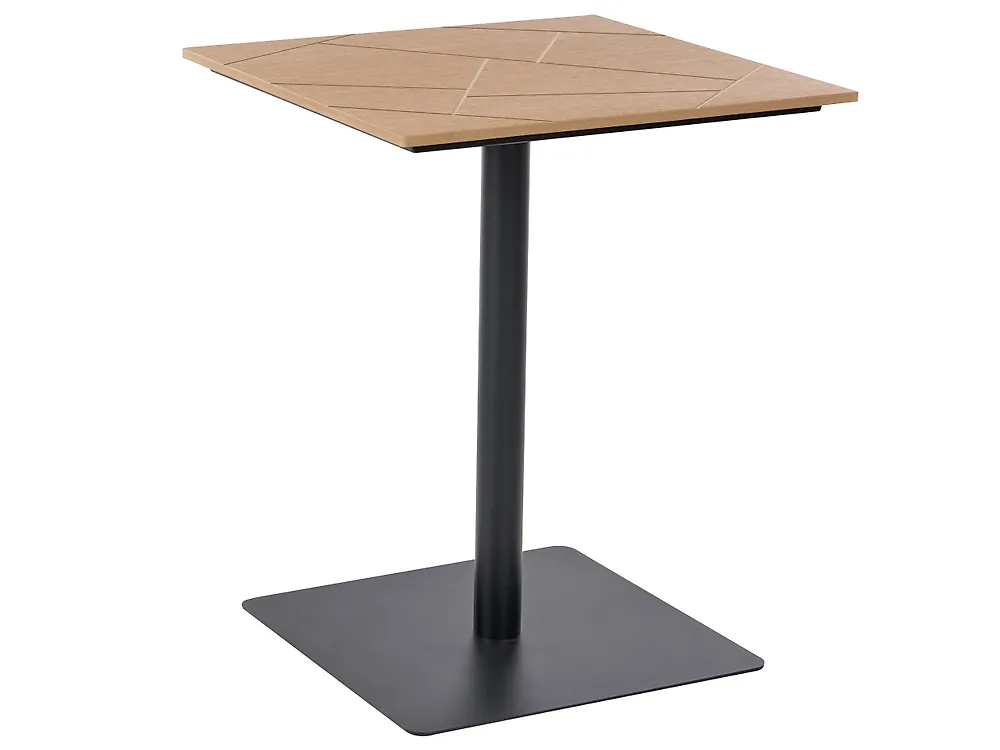 Bistrobord STINTINO  60 cm 60 cm Metall Svart