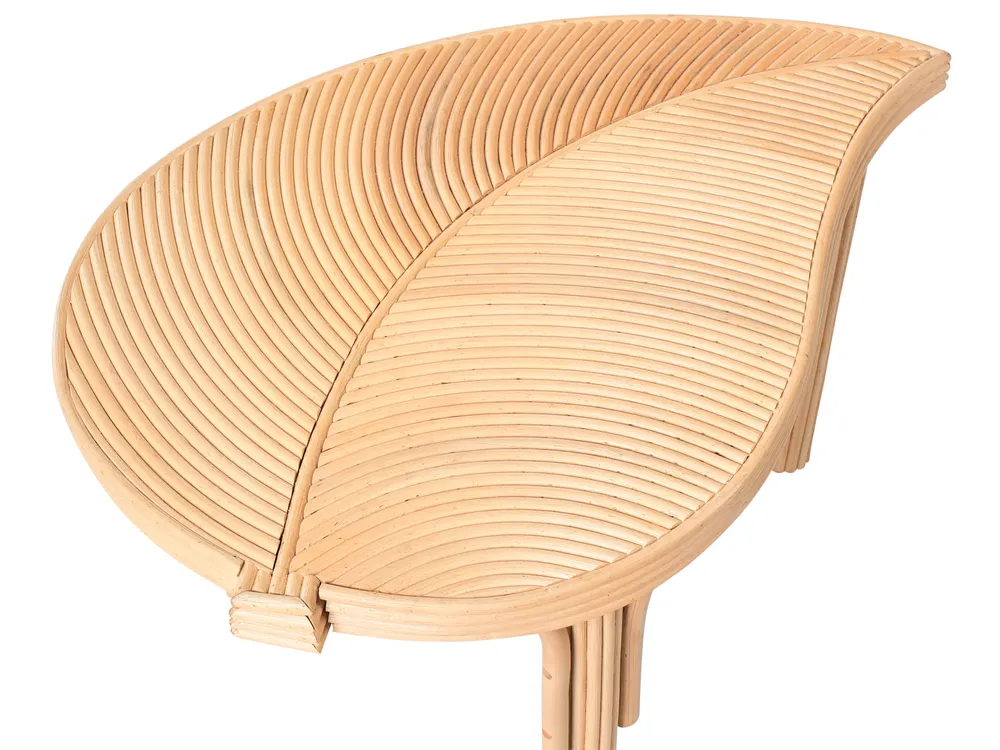 Set of 3 Coffee Tables PARALIA Rattan Natural_999454