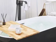 Freestanding Bathtub NEVIS 1500 x 750 mm Black_806452