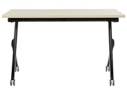 Työpöytä taitettava BENDI 120 cm 60 cm pyörillä Vaaleanruskea_922218