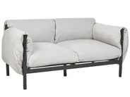 Garden Sofa 2 Seater ESPERIA Metal Grey_868368