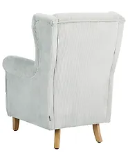 Wingback-tuoli ABSON Vakosametti Vaaleansininen_1186188