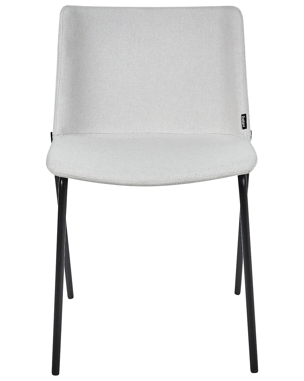 Set med 2 matstolar ESBON Ljusgrå_1185314