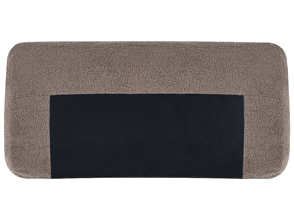 Sofagruppe 5-seters NARILLA Bouclé Gråbrun_1165082