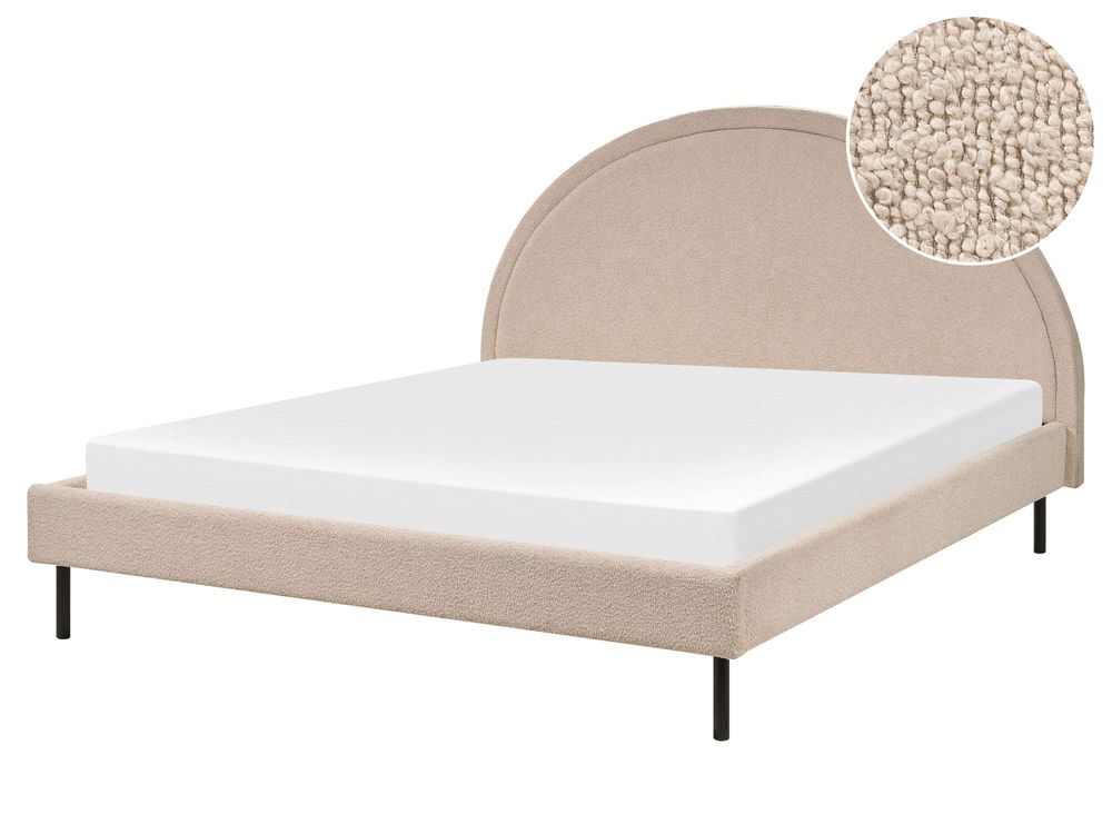 Sänky Buklee MARGUT 160 x 200 cm Beige