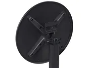 Trädgårdsbarbord LEGRENA 60 cm 60 cm Svart_1035074