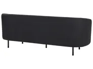 Sofa 3 Seater LOEN Fabric Black_920343