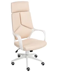 Office Chair DELIGHT II Faux Leather Light Beige_1024815