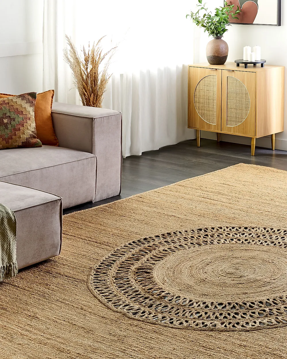 Matta BOGAZOREN Beige 300 x 400 cm Jute_1187839