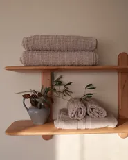 Set of 11 Towels ATAI Cotton Light Grey_1047895