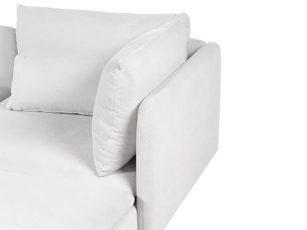 Modular Corner Sofa 3 Seater EGERIS Fabric Light Grey Left Hand_894279