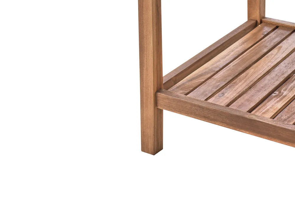 Outdoor Kitchen Island BRUCOLI Brown Acacia Wood_1000809